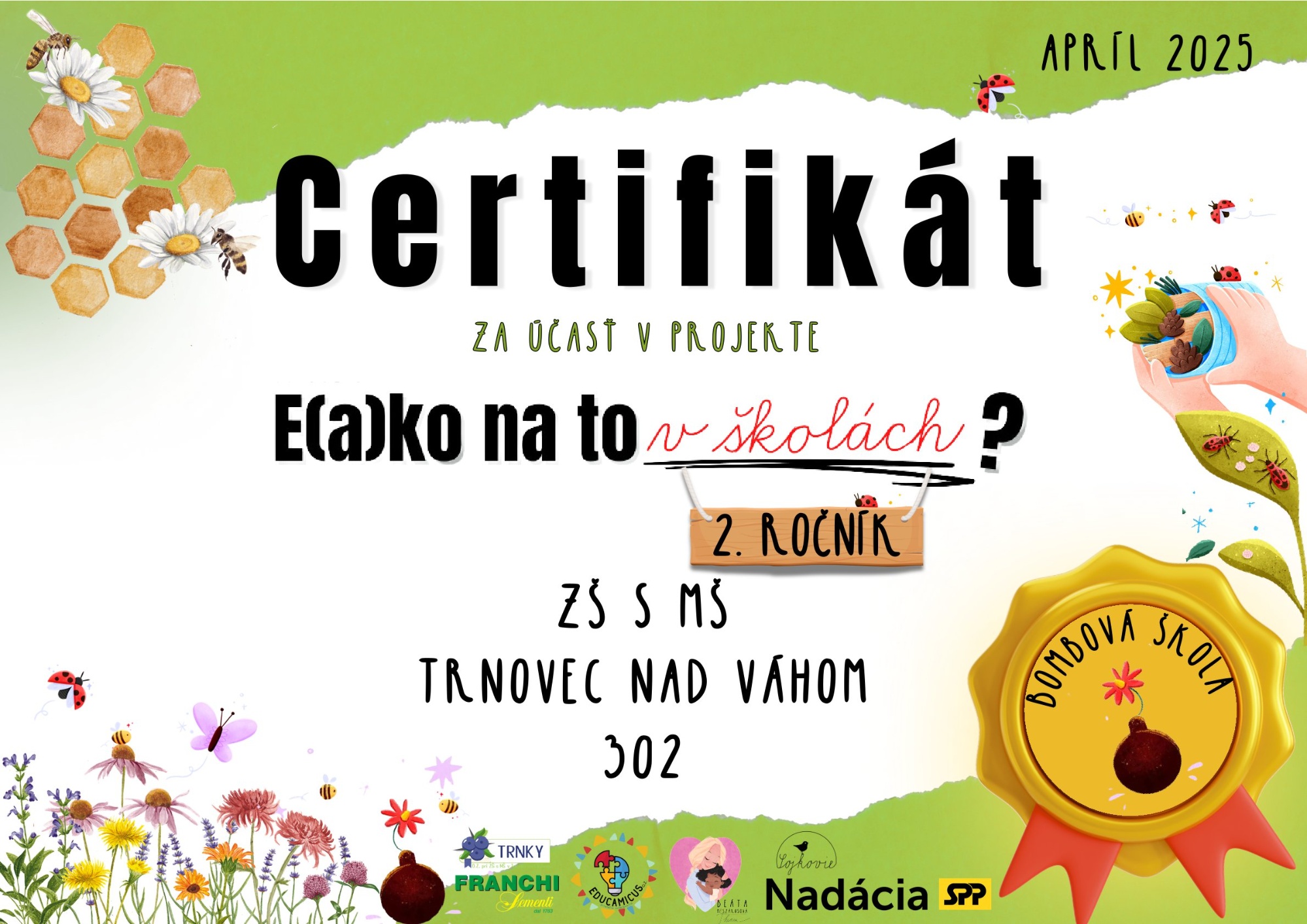 Certifikáty E(a)ko na to na školách - Obrázok 2
