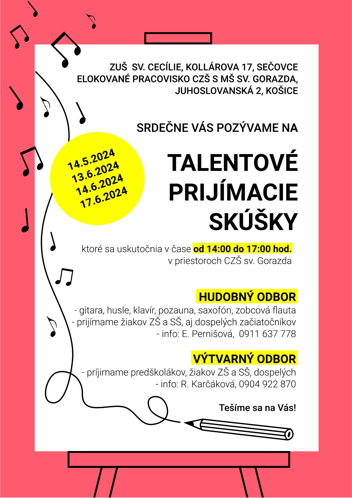 Talentové skúšky, EP Košice - Obrázok 1