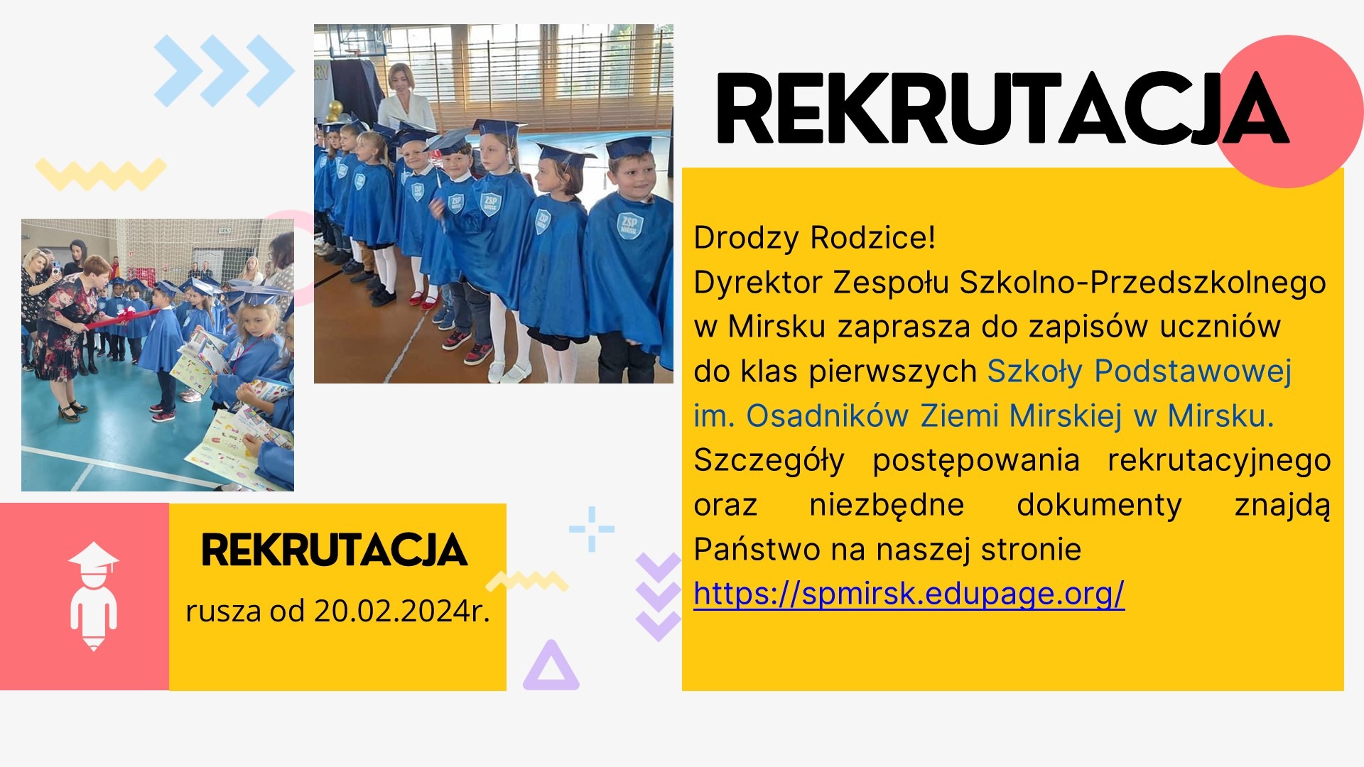 Rekrutacja do Szkoły Podstawowej w Mirsku - Obrazek 2