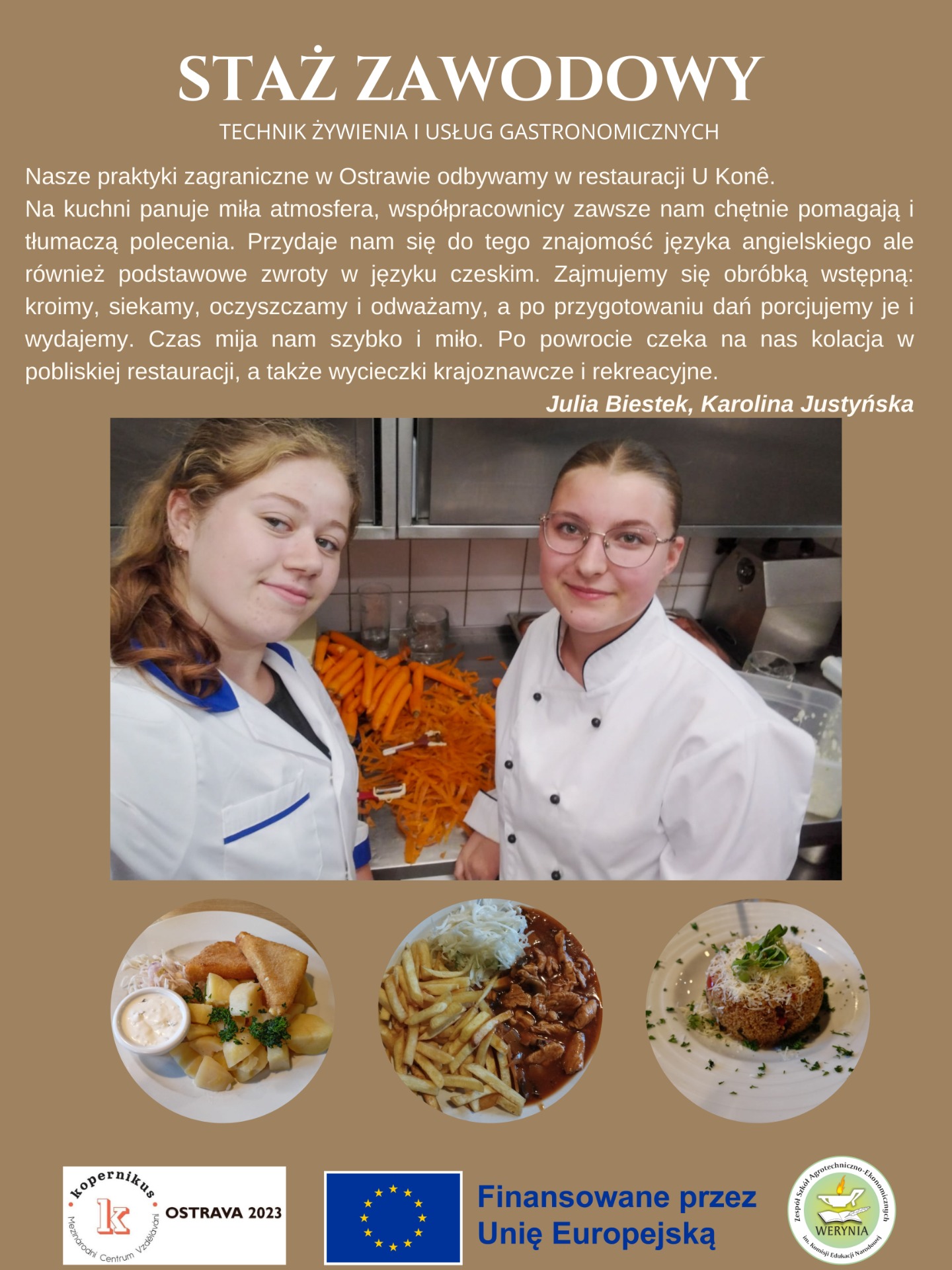 Staż zawodowy - technik żywienia i usług gastronomicznych - Obrazek 1