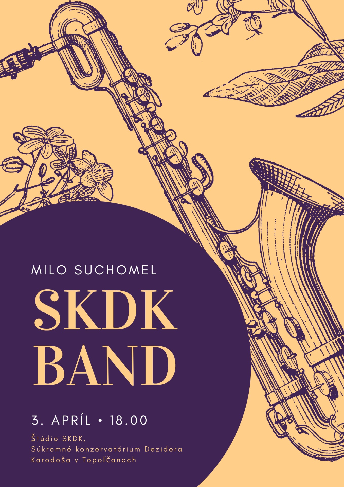 Koncert: Milo Suchomel & SKDK Band - Obrázok 1
