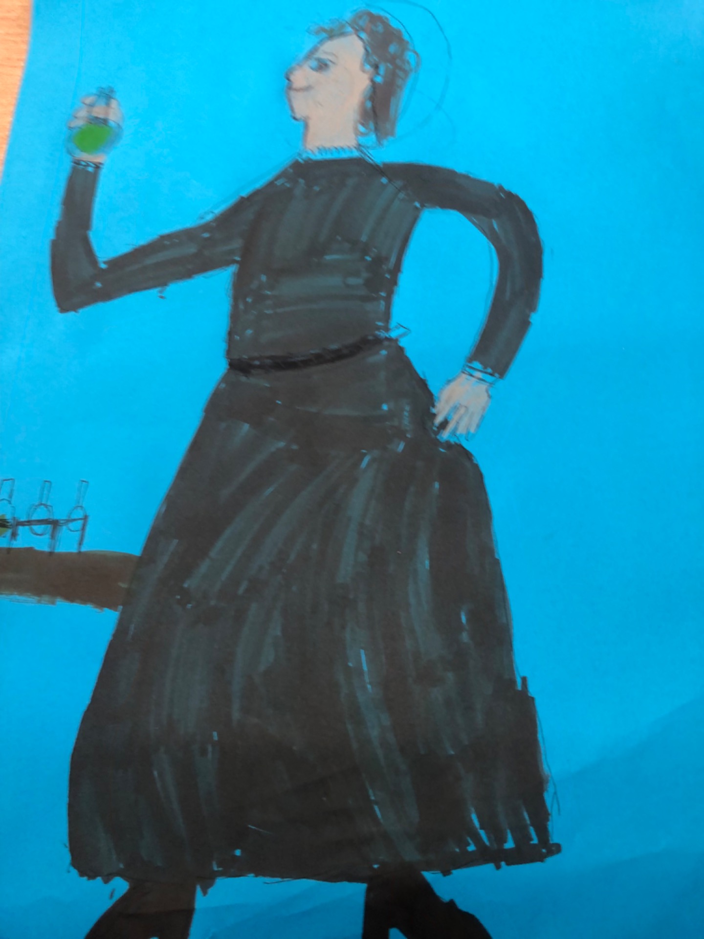 Dzień Kobiet z Manią Portret Marii. Curie-Skłodowskiej