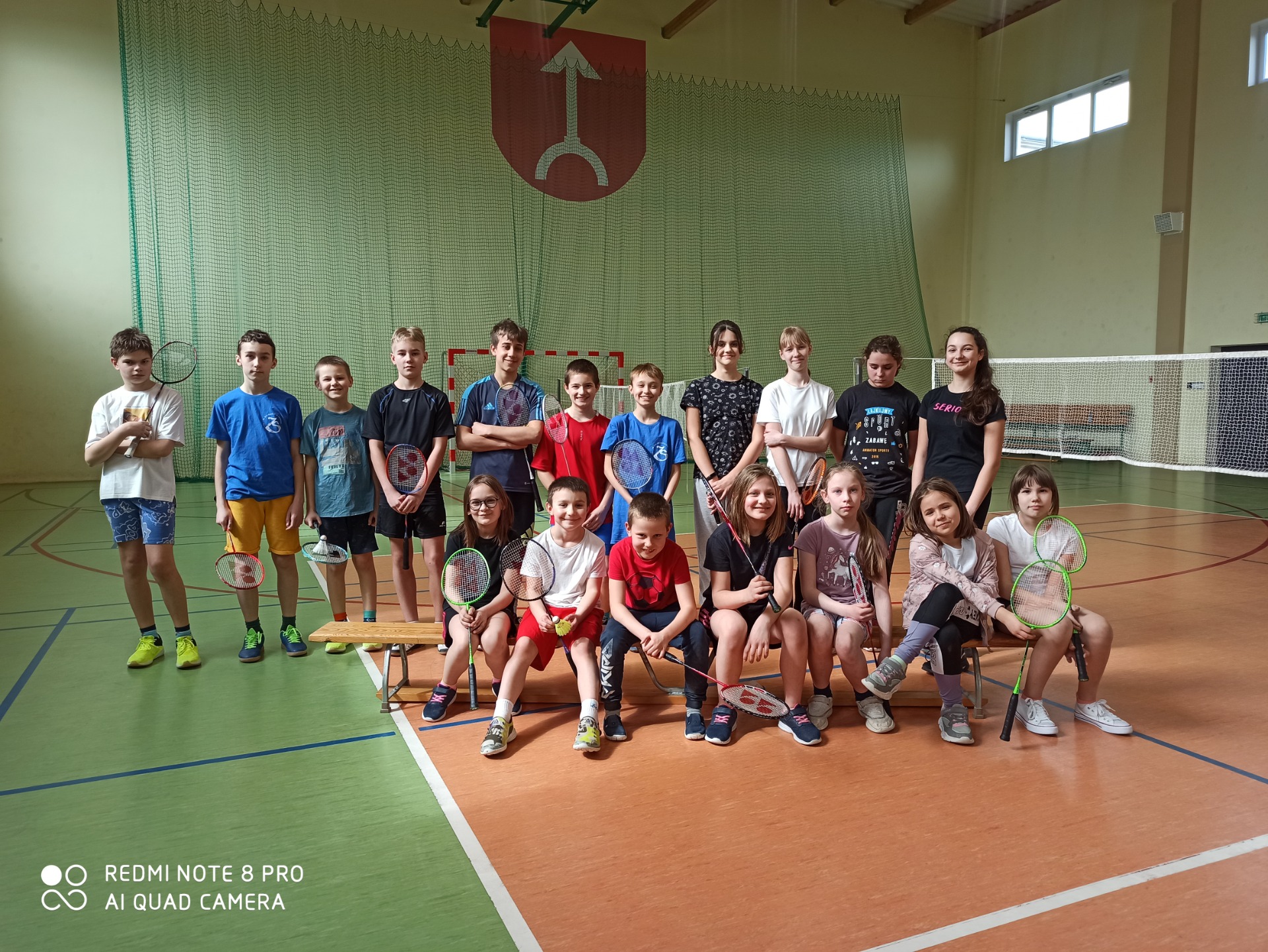 Szkolenie  badmintonowe  dla zawodników Uczniowskiego Klubu Sportowego Zasutowo z dotacji Gminy Nekla  - Obrazek 1