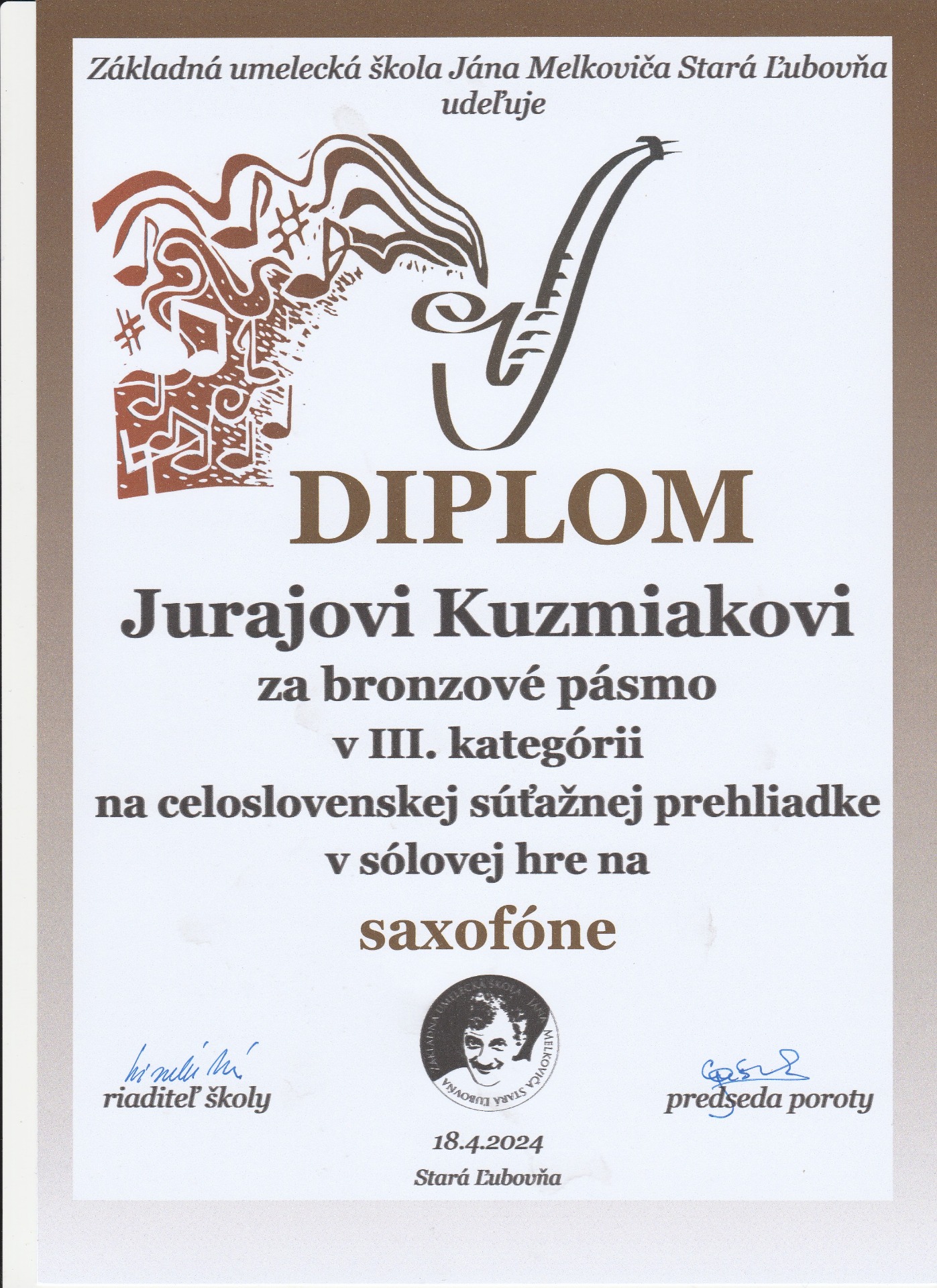 Celoslovenská súťažná prehliadka v sólovej a komornej hre na saxofóne - Obrázok 3