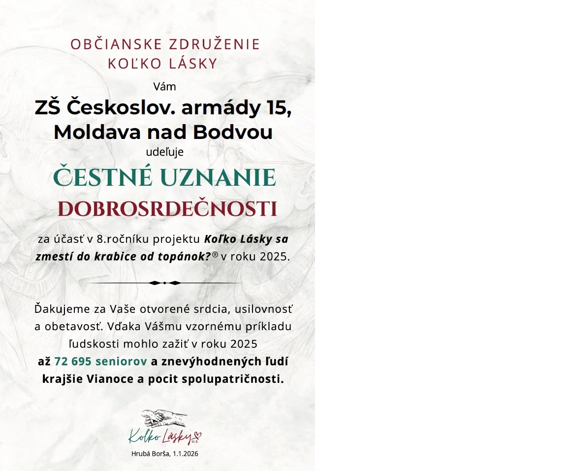 Radi sme sa zapojili - Obrázok 1