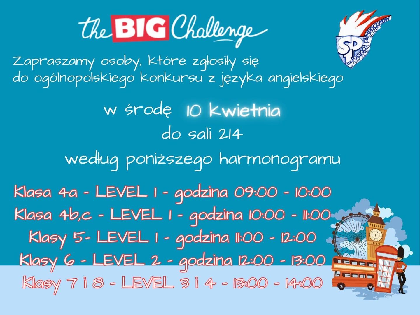 Konkurs języka angielskiego The Big English Challenge - Obrazek 1