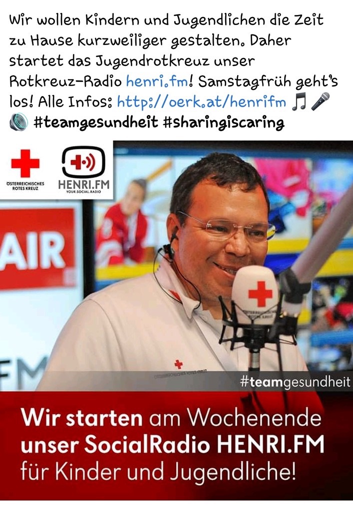 Rotes Kreuz startet HENRI.FM - Bild 1