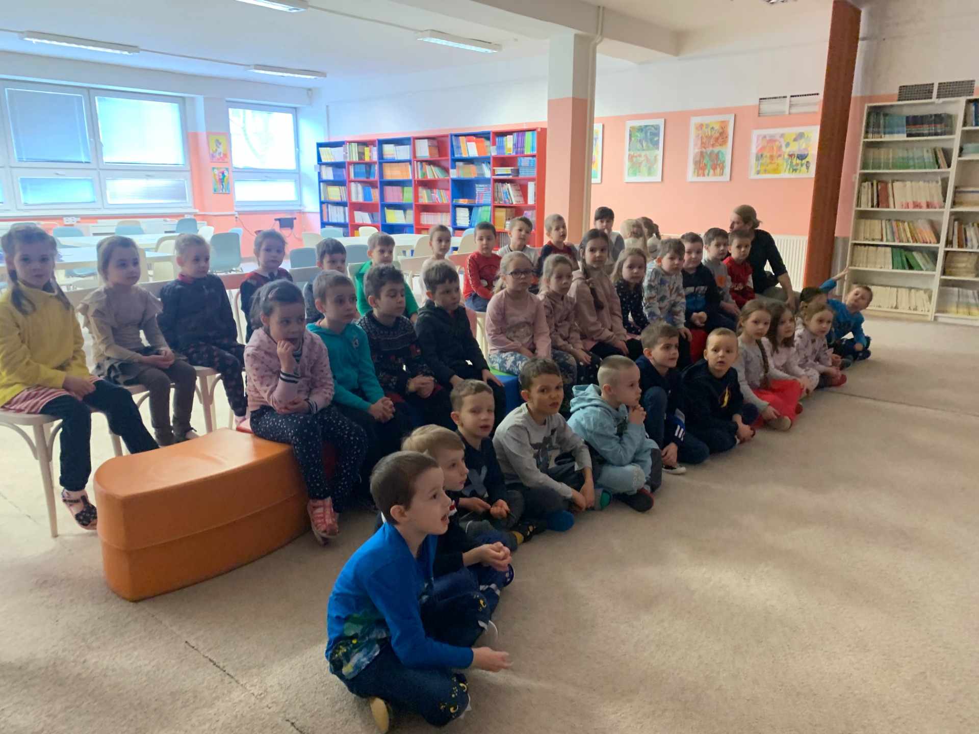Návšteva predškolákov v ZŠ Benkova v triedach nadaných detí - Obrázok 1