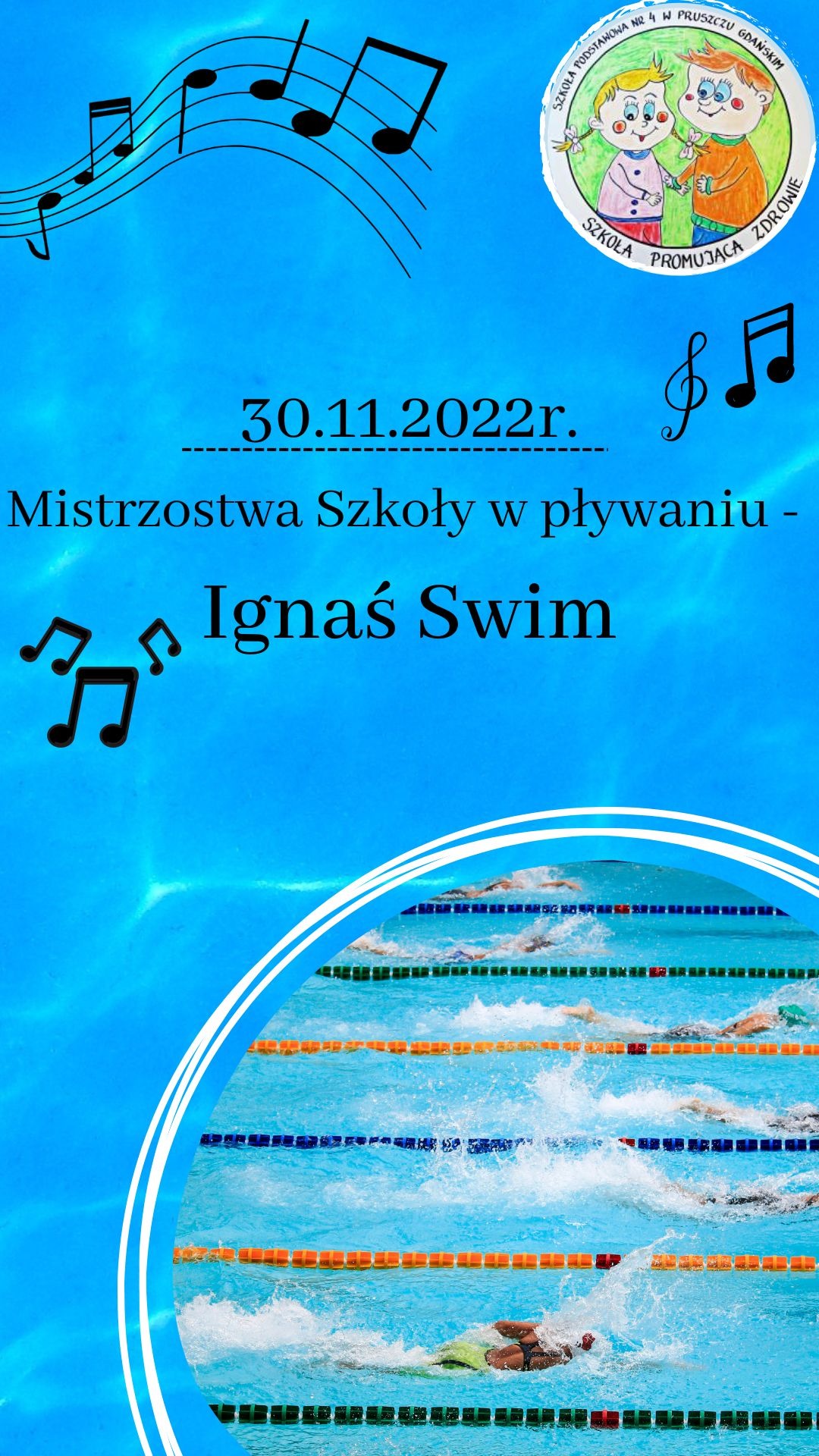 Mistrzostwa Szkoły w pływaniu "Ignaś Swim" - Obrazek 1