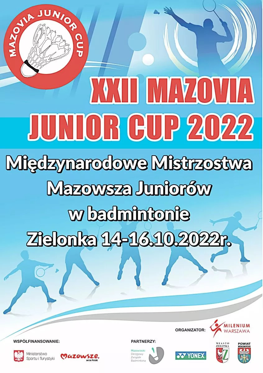 Międzynarodowy Turniej Badmintona "Mazovia" w Zielonce koło Warszawy - Obrazek 1