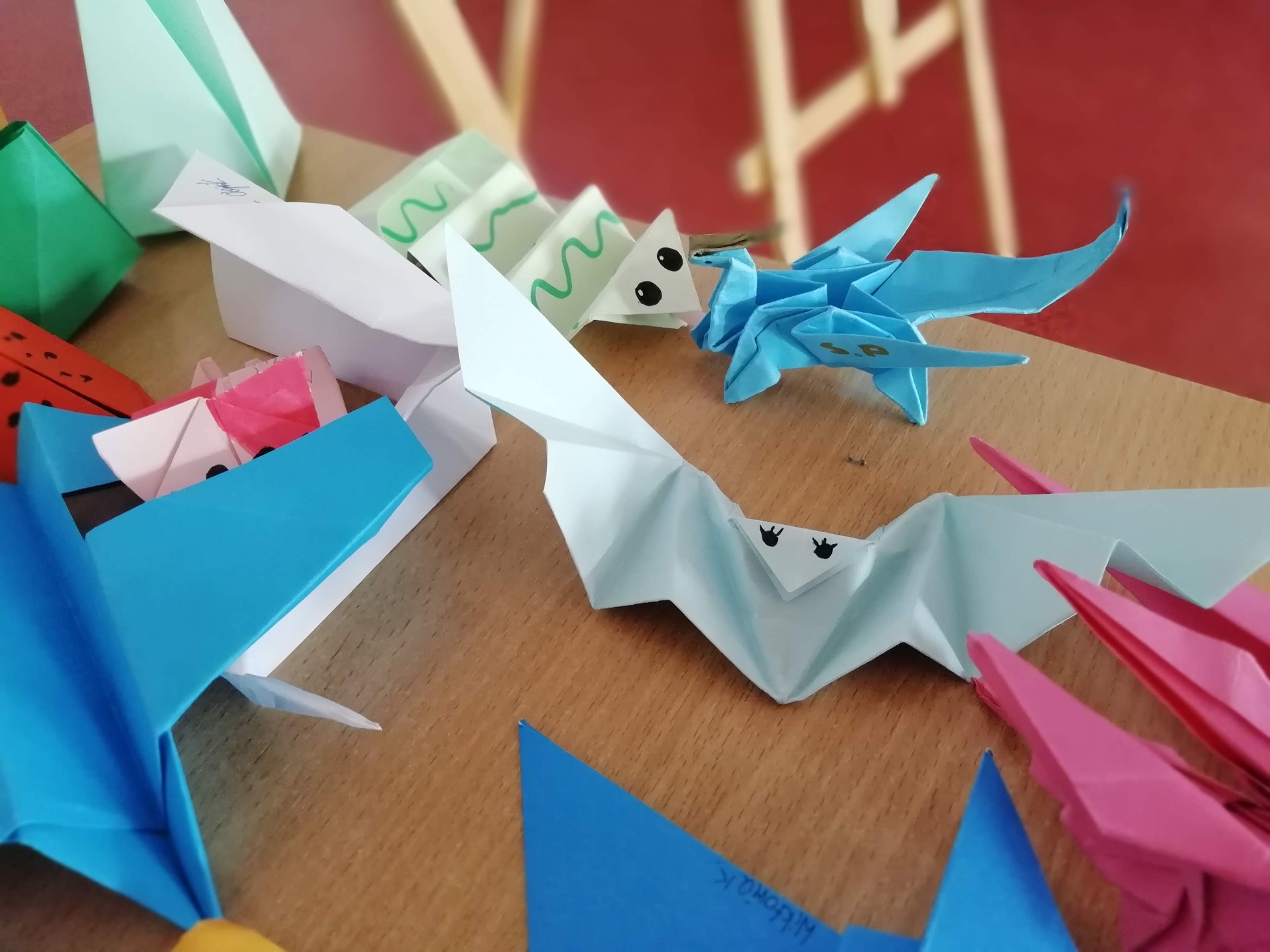 prace origami uczniów