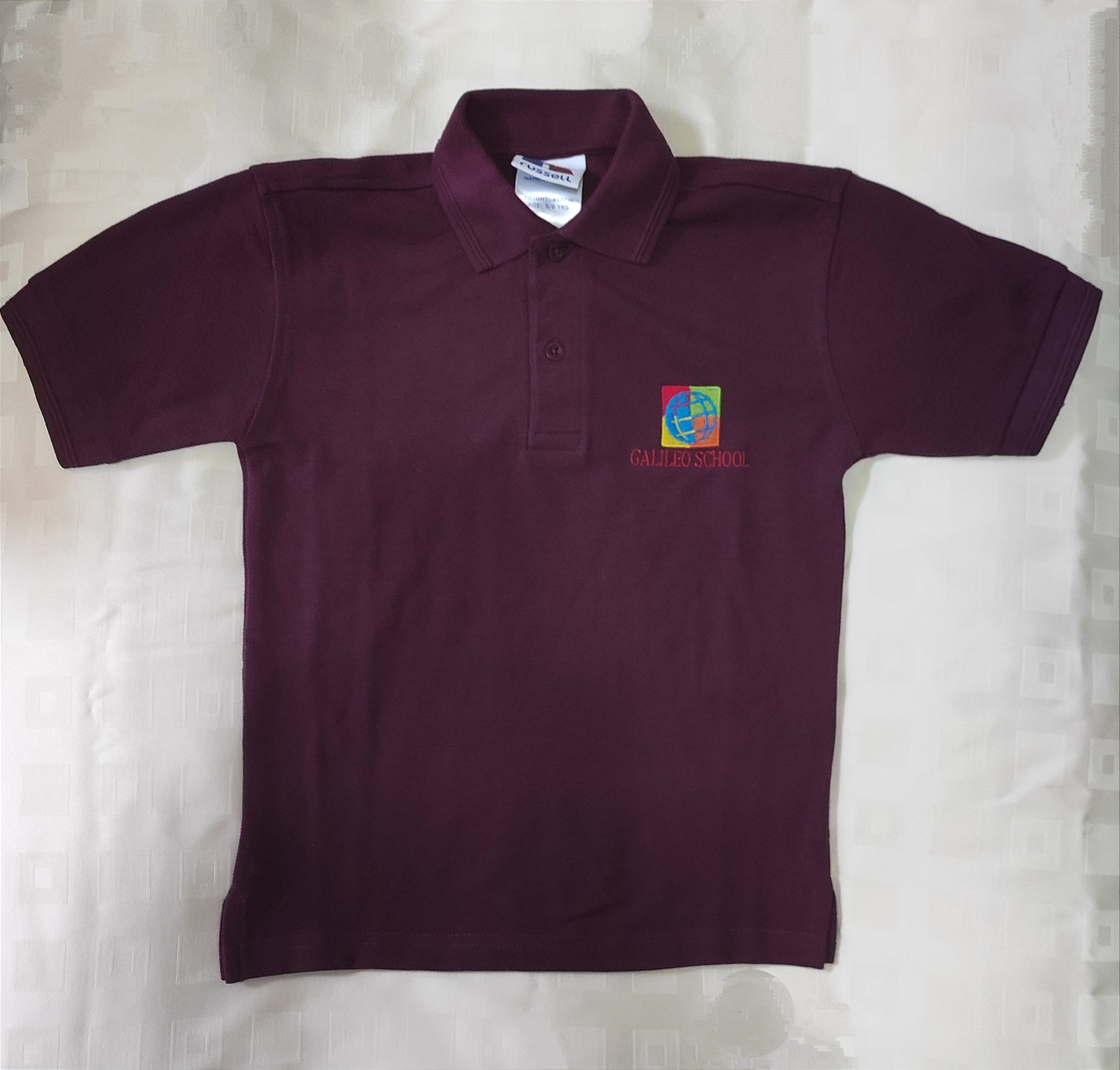 polo košela krátky rukáv - bordová / short sleeve polo shirt - burgundy; 

cena / price: cena 14€