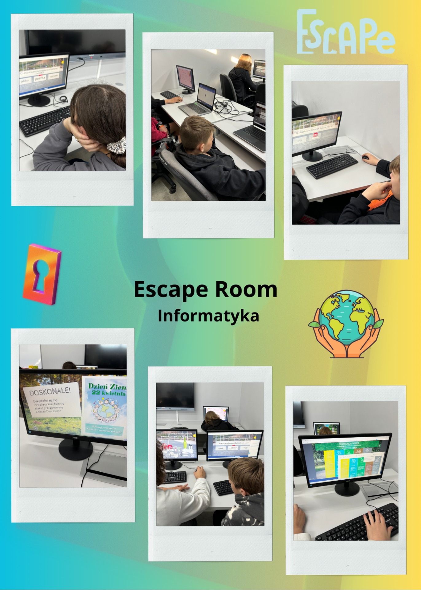 Escape Room - Dzień Ziemi na lekcji Informatyki. - Obrazek 1