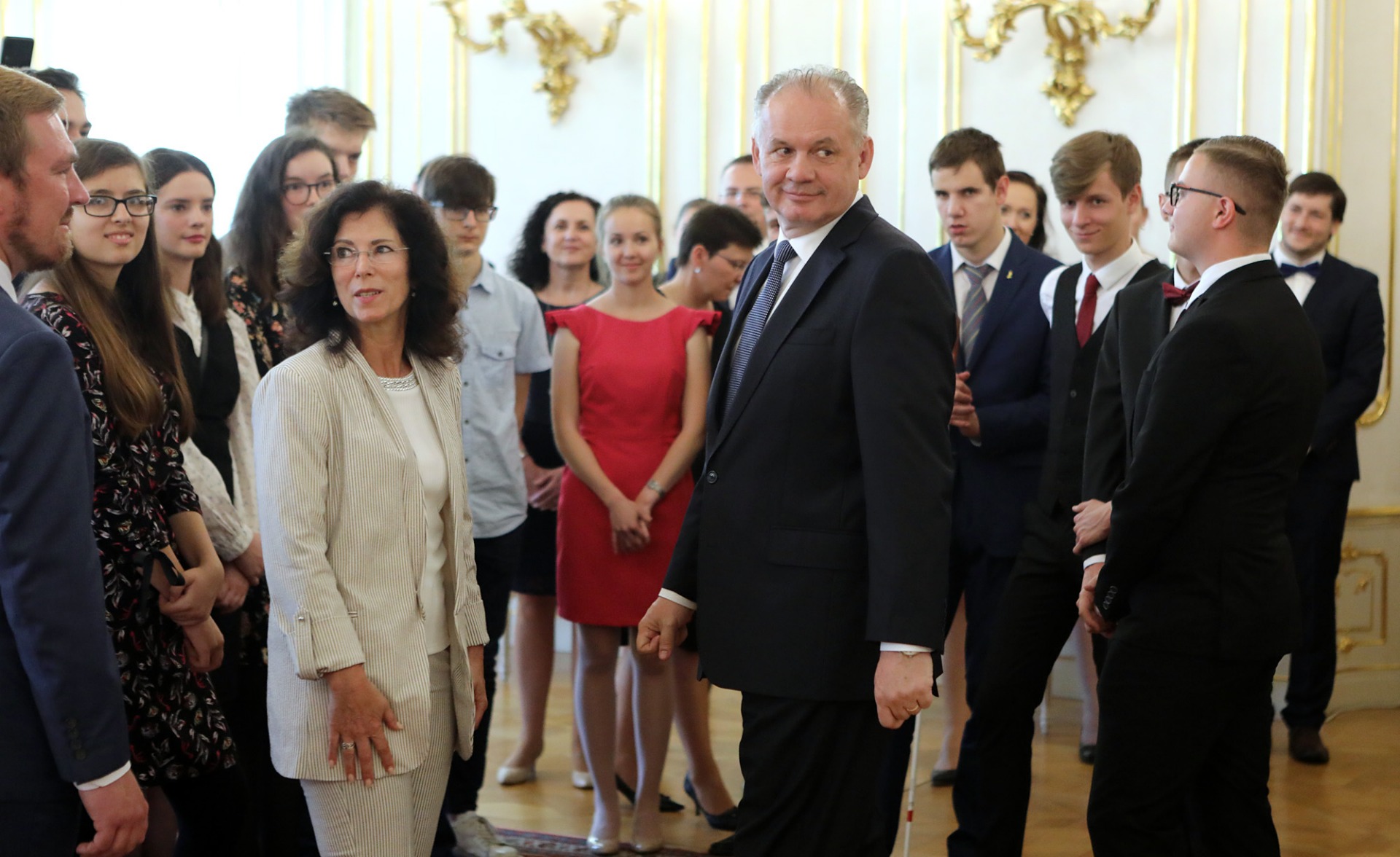 Prezident Andrej Kiska prijal finalistov OĽP - Obrázok 4